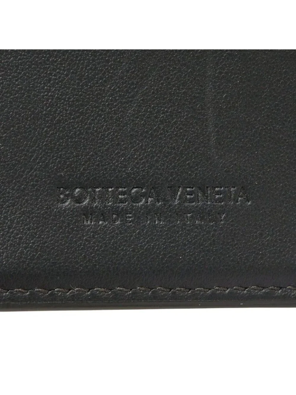 Bottega Veneta Intrecciato Bifold Wallet Dark Green Leather